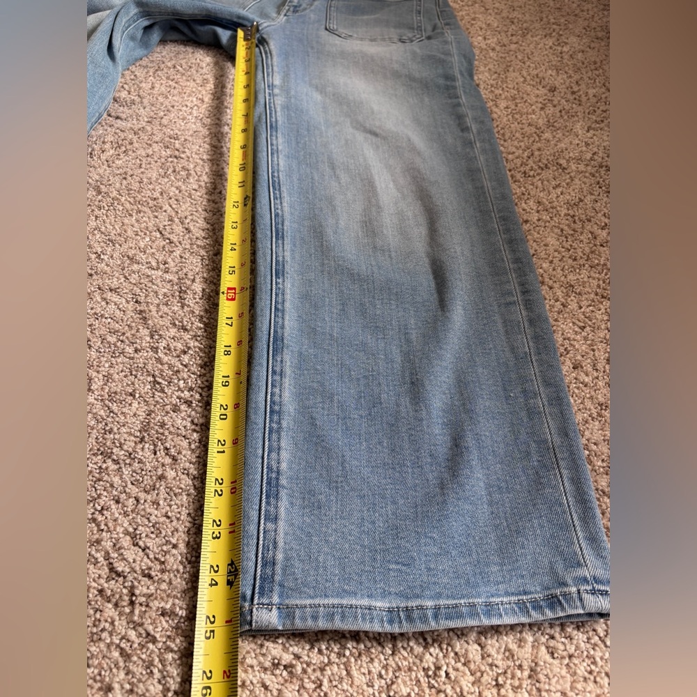 Quince Bella Stretch Patch Pocket Wide Leg Jeans Size 25 - Picture 9 of 10